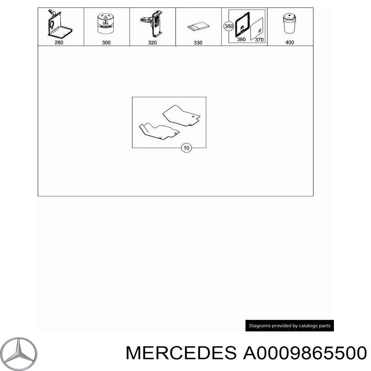  0009865500 Mercedes