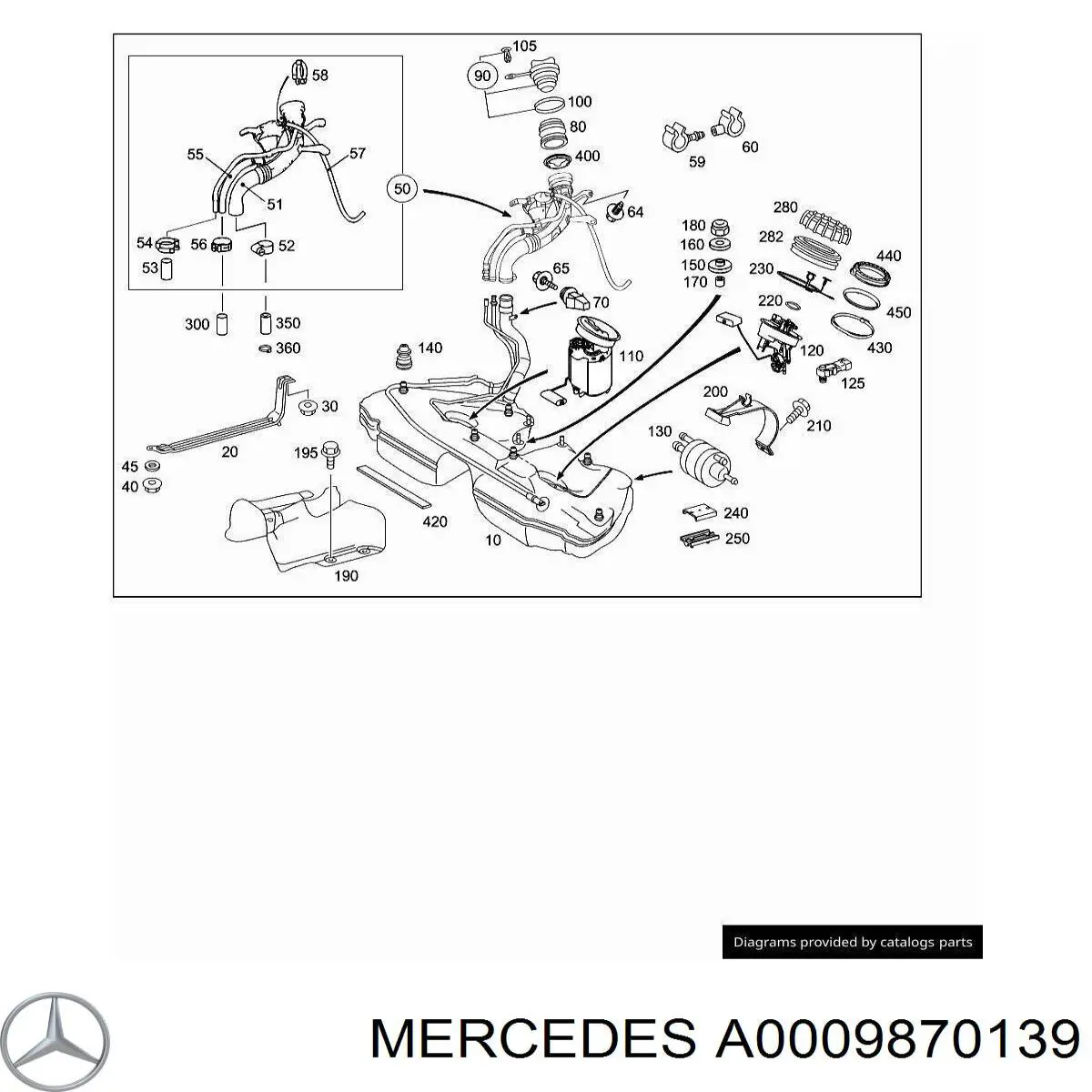  Mercedes A0009870139 цена, от 7.91 USD