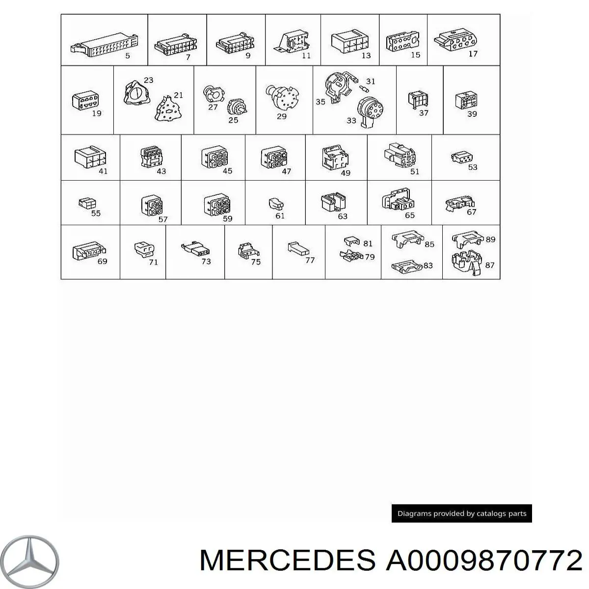  A0009870772 Mercedes