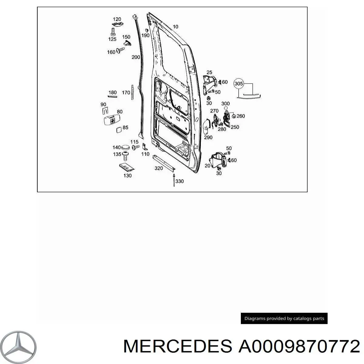 Купить A0009870772 Mercedes 