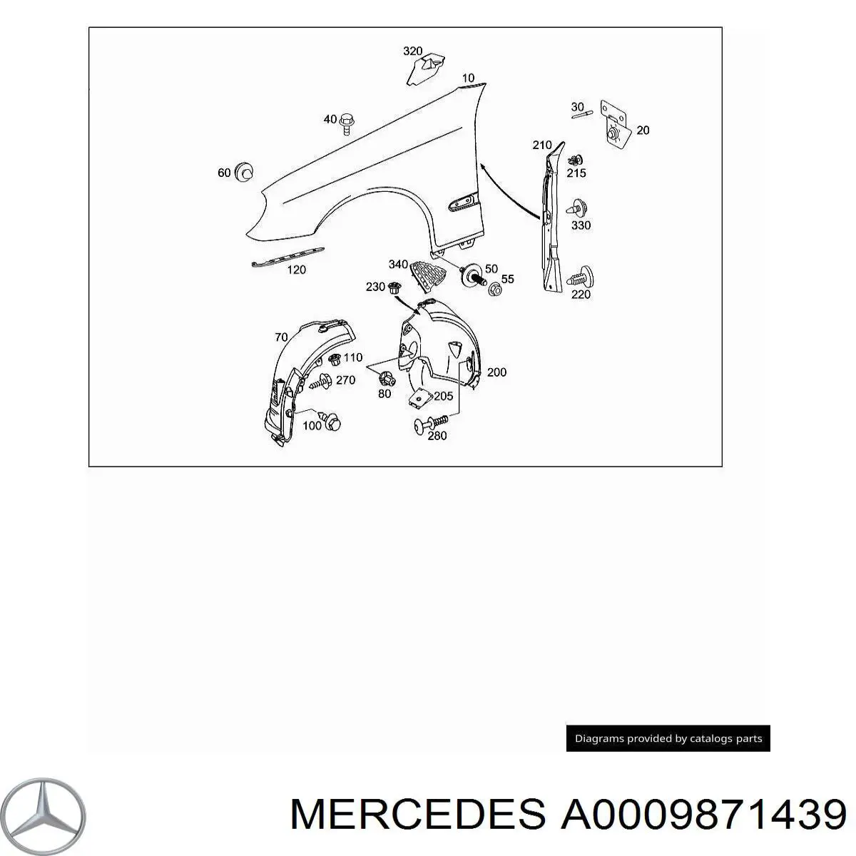  0009871439 Mercedes