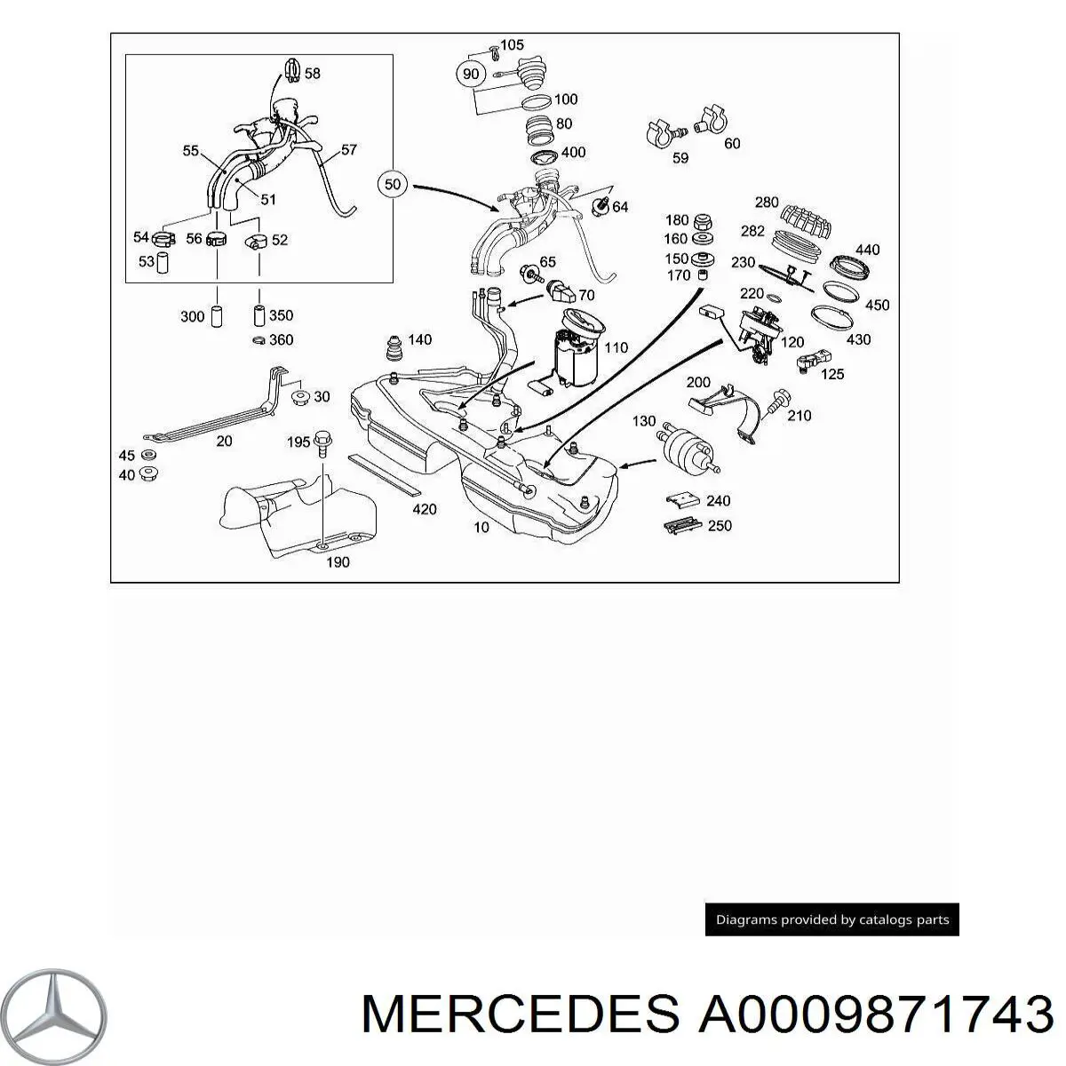  Mercedes A0009871743 цена, от 1.90 USD