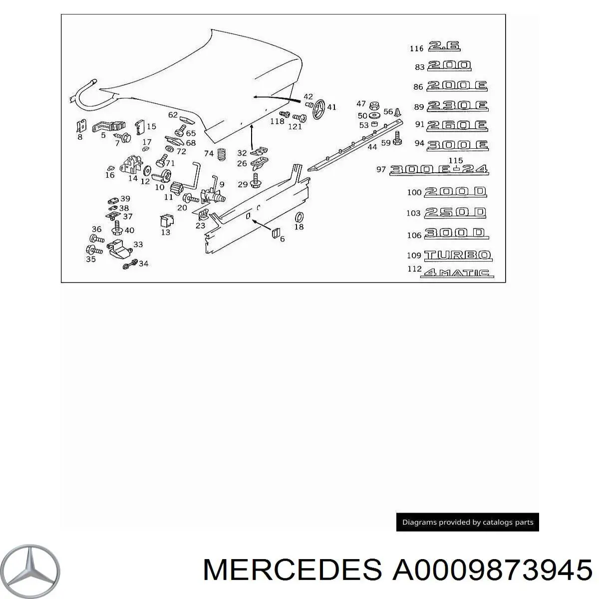 A0009873945 Mercedes 