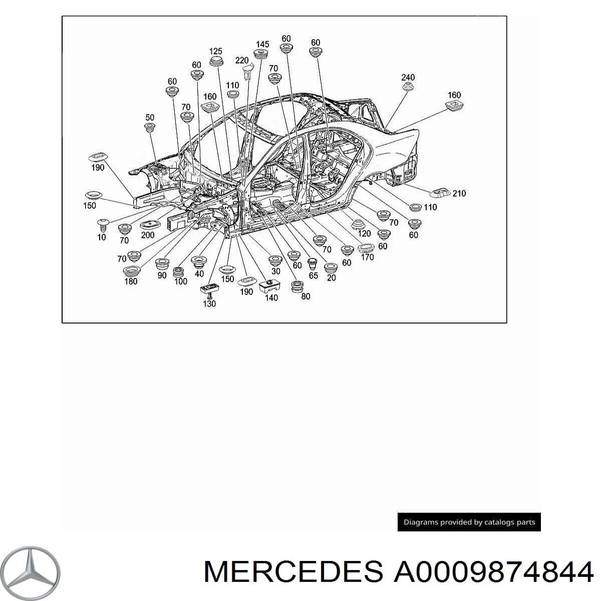 Крышка бака омывателя Mercedes A0039976586 цена, от 1.76 USD