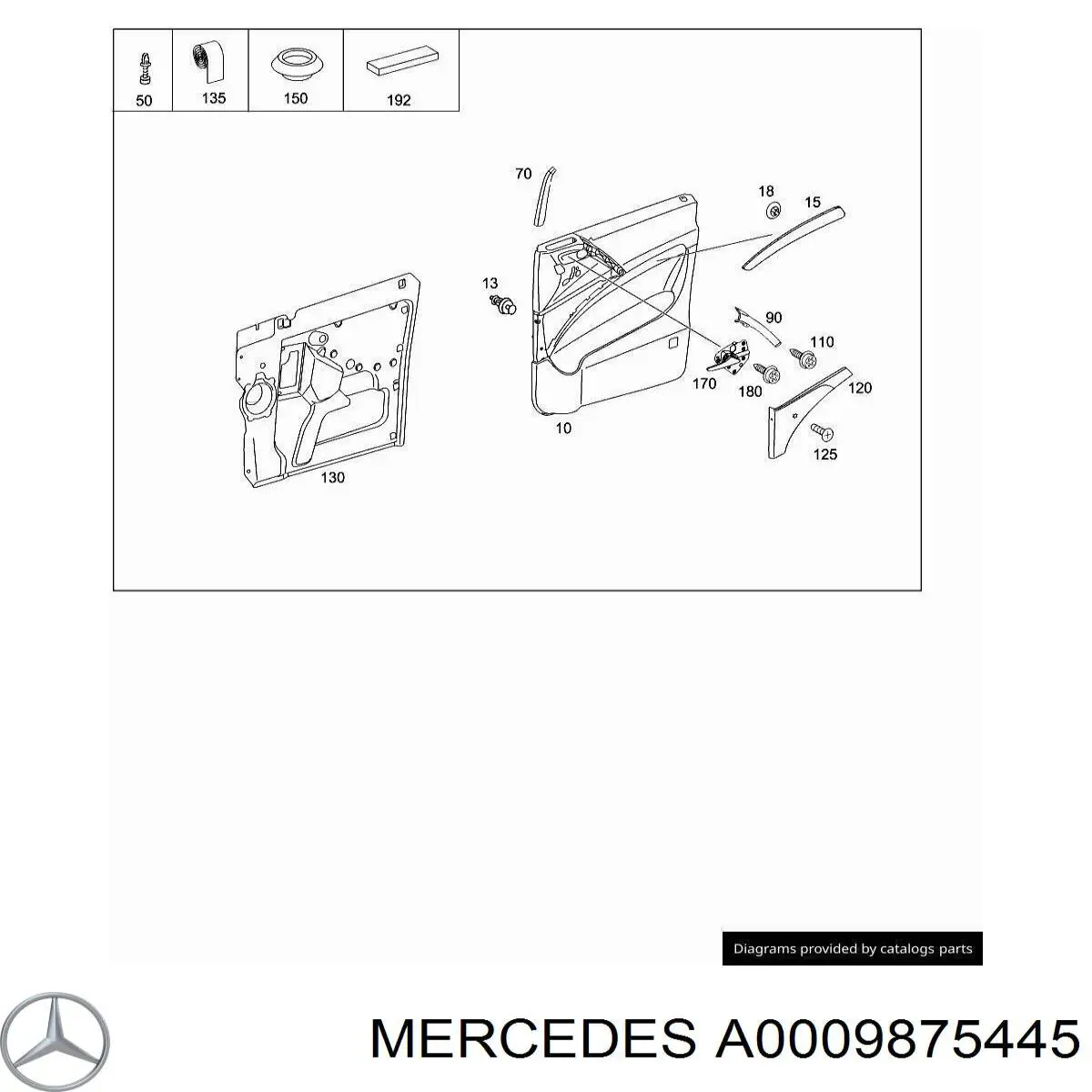  Mercedes A0009875445 цена, от 2.67 USD