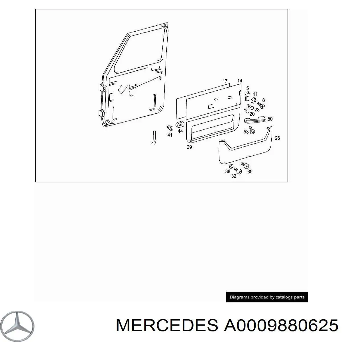  0009880625 Mercedes