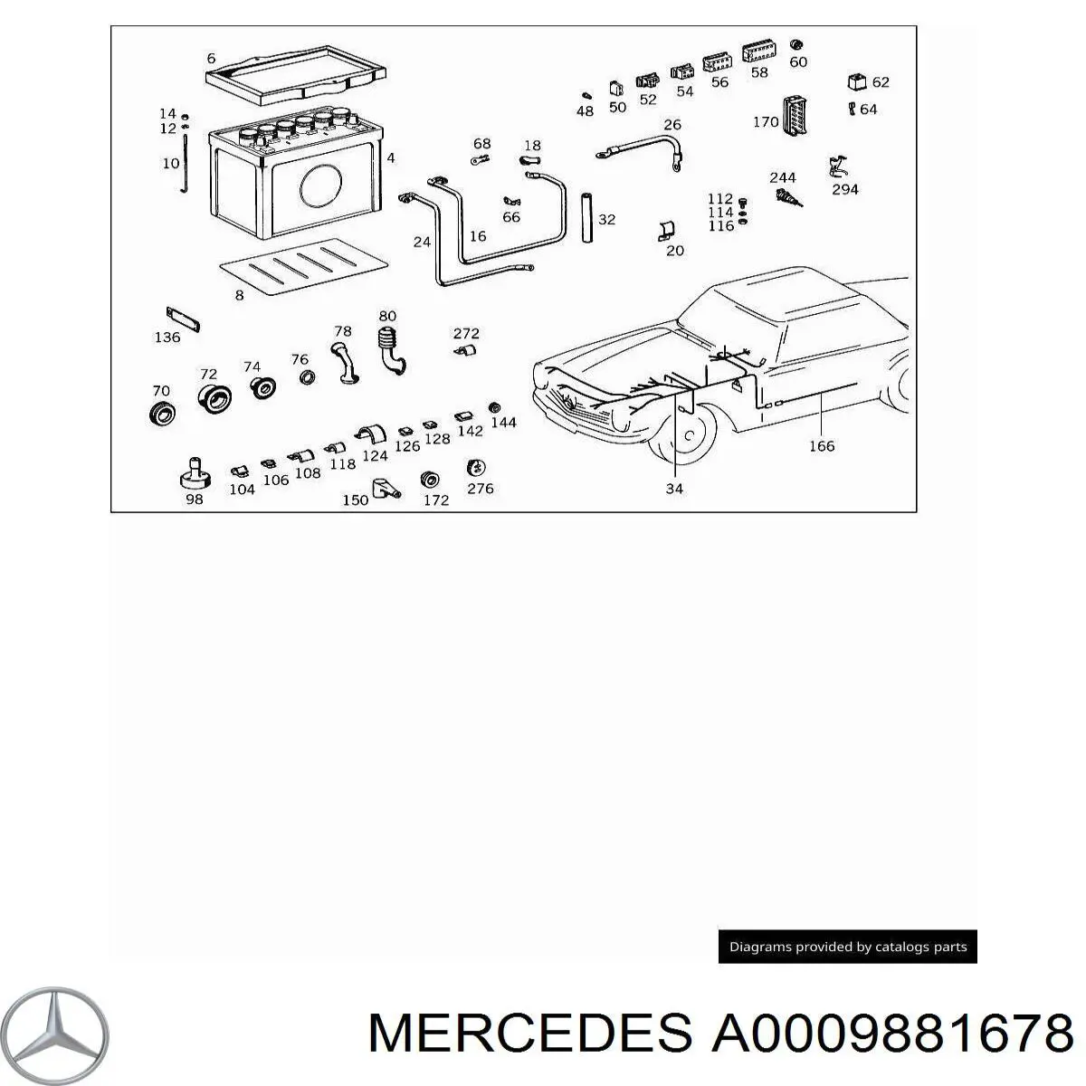 Купить A0009881678 Mercedes 
