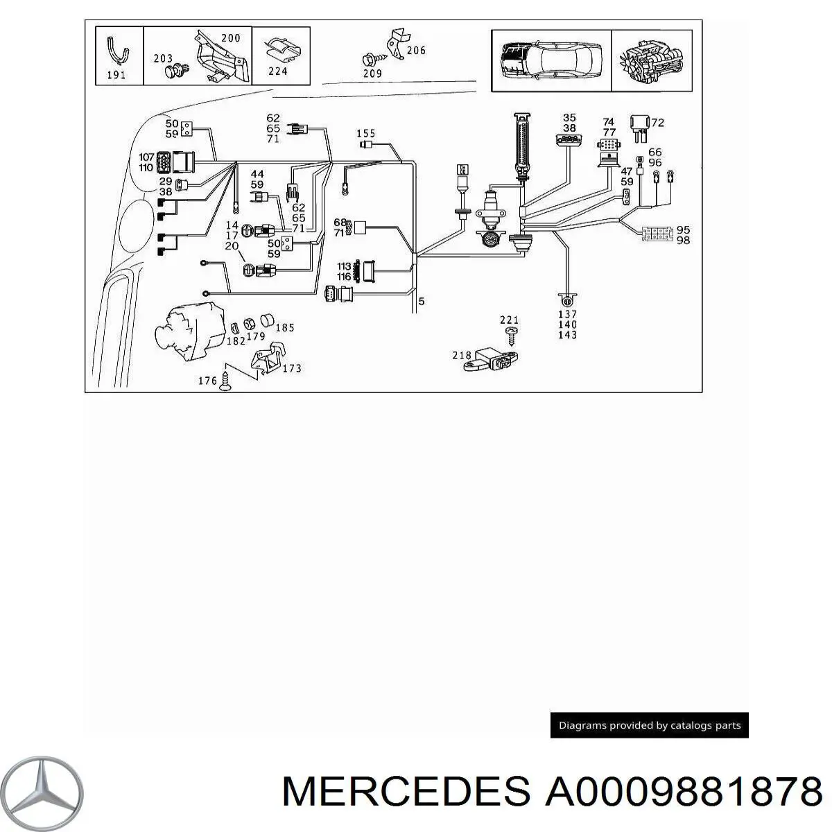  Mercedes A0009881878
