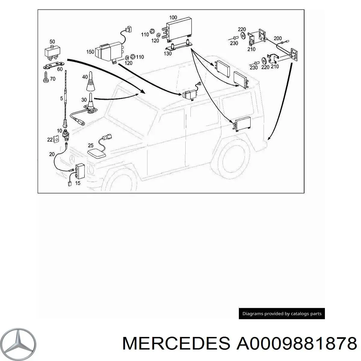 A0009881878 Mercedes 
