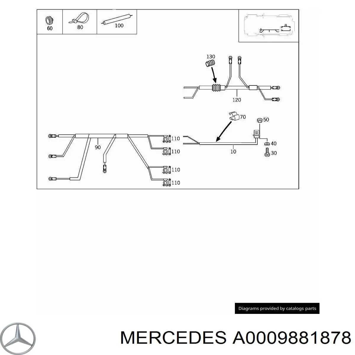 Купить A0009881878 Mercedes 