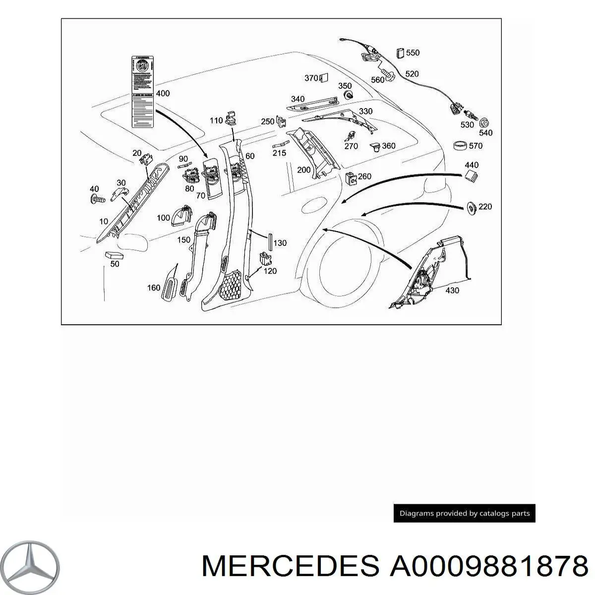 Купить A0009881878 Mercedes 