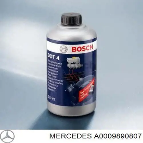 A0009890807 MERCEDES Liquido de frenos original y equivalente