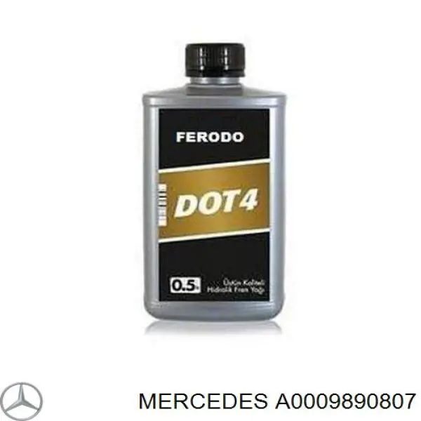 Купить A0009890807 Mercedes Тормозная жидкость