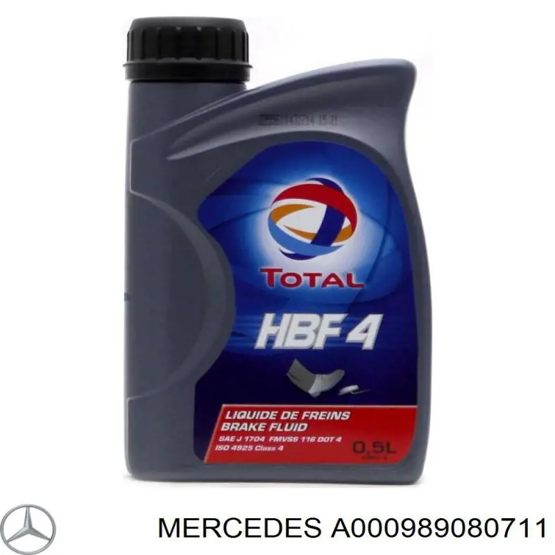 Купить A000989080711 Mercedes Тормозная жидкость