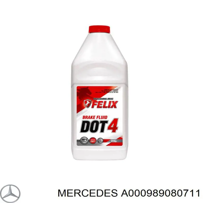 A000989080711 MERCEDES Liquido de frenos original y equivalente