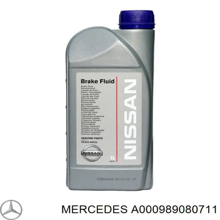 A000989080711 Mercedes Жидкость для тормозной системы