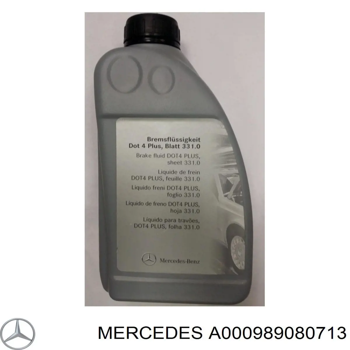 Тормозная жидкость Mercedes Brake Fluid Plus DOT 4 1 л Тормозная жидкость Mercedes Brake Fluid Plus DOT 4 1 л