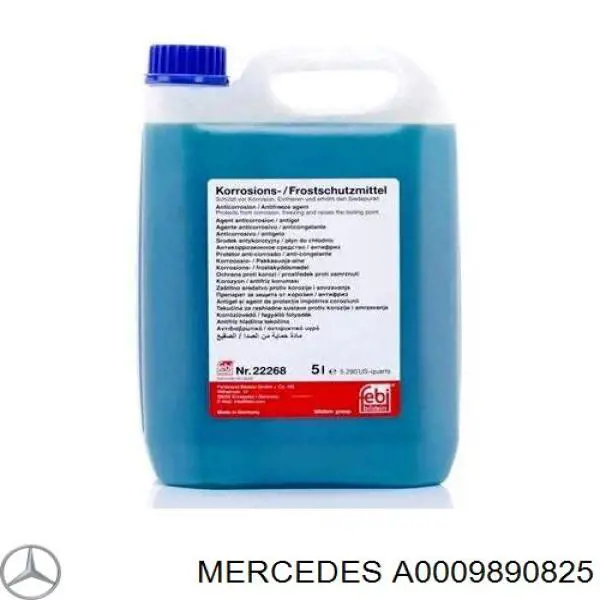 Охлаждающая жидкость Mercedes A0009890825