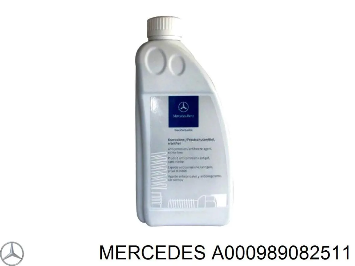 Охлаждающая жидкость Mercedes A000989082511