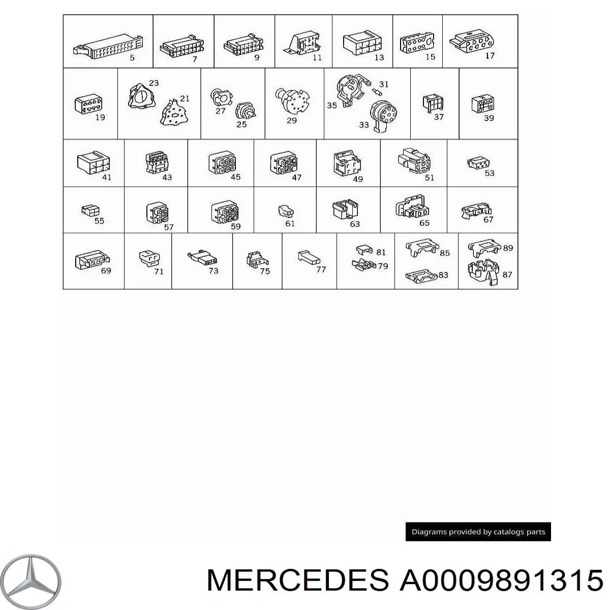  A0009891315 Mercedes