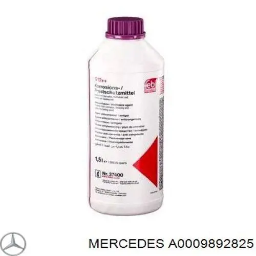 Охлаждающая жидкость Mercedes A0009892825