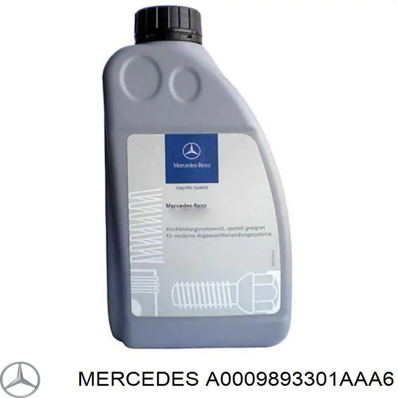 Моторное масло Mercedes PKW Motorenol 10W-40 Полусинтетическое 1л (A0009893301AAA6)