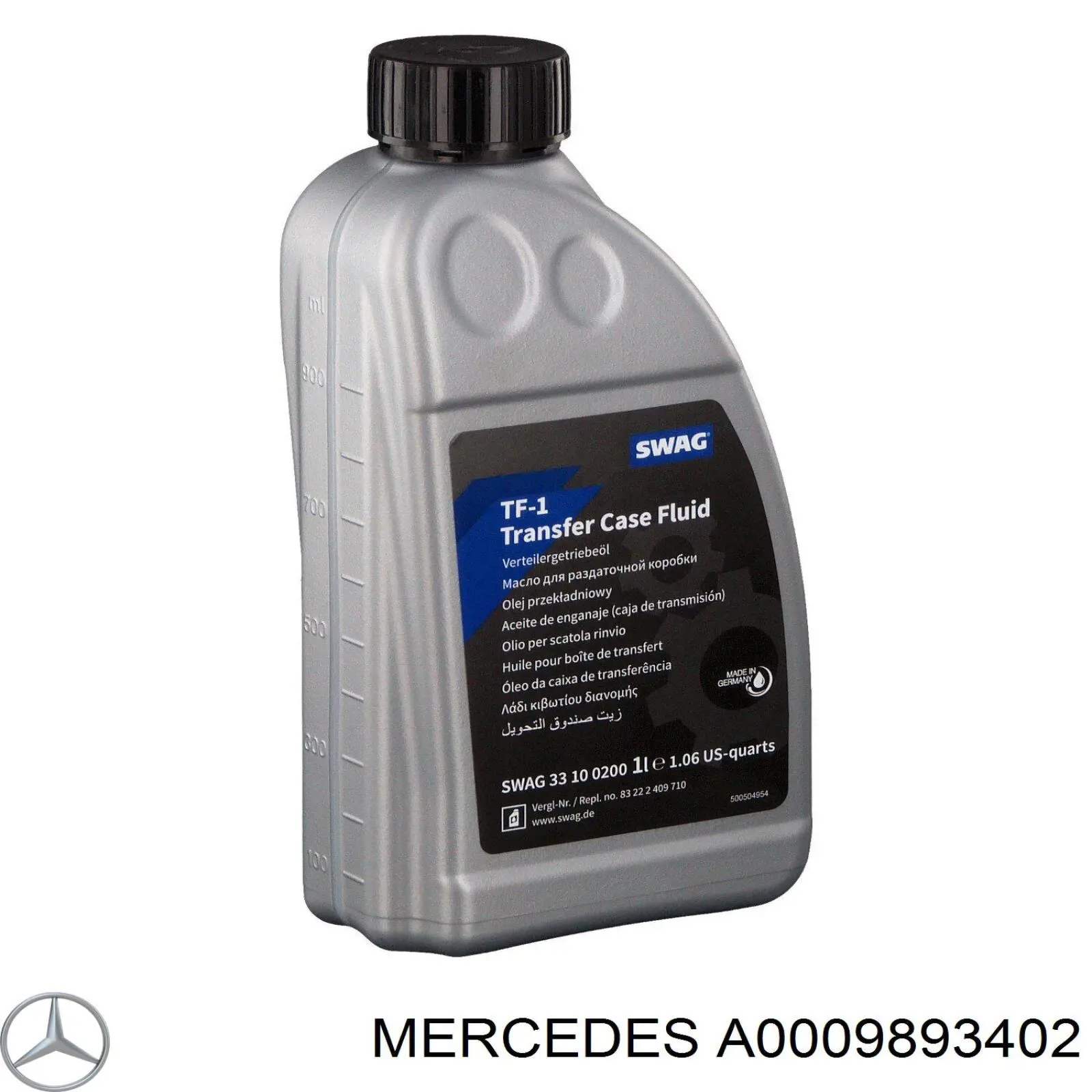 A0009893402 Mercedes óleo de transmissão