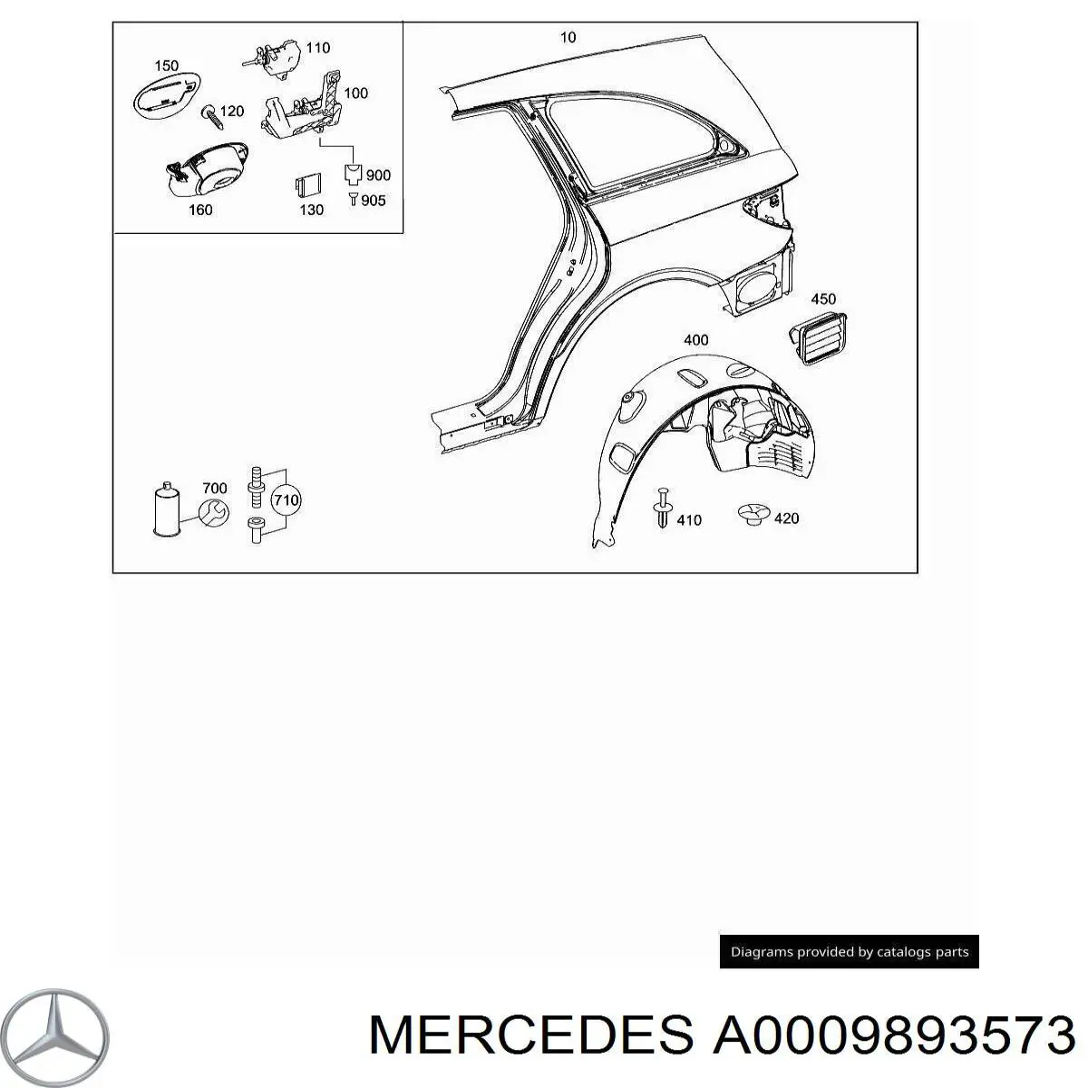 Купить A000989357309 Mercedes 