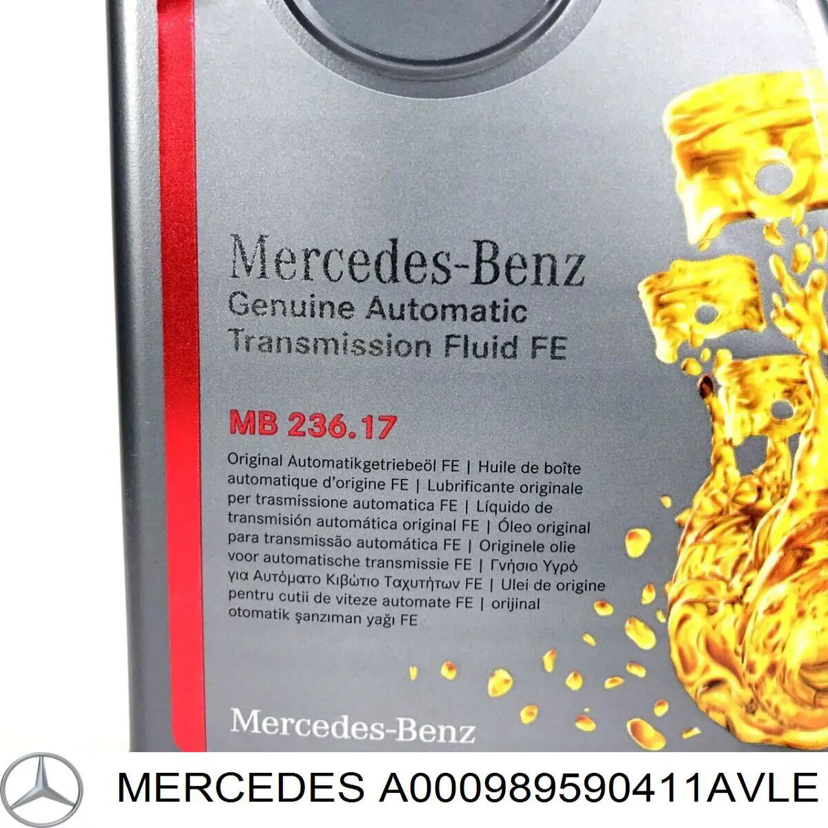 Масло трансмиссии MERCEDES A000989590411AVLE