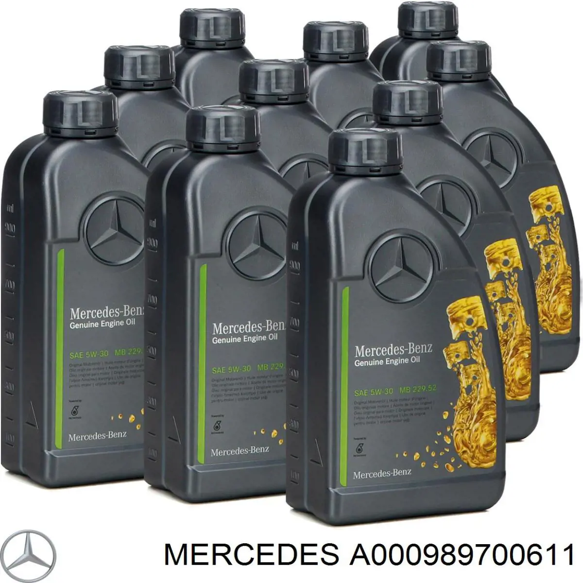 A000989700611 Mercedes óleo para motor