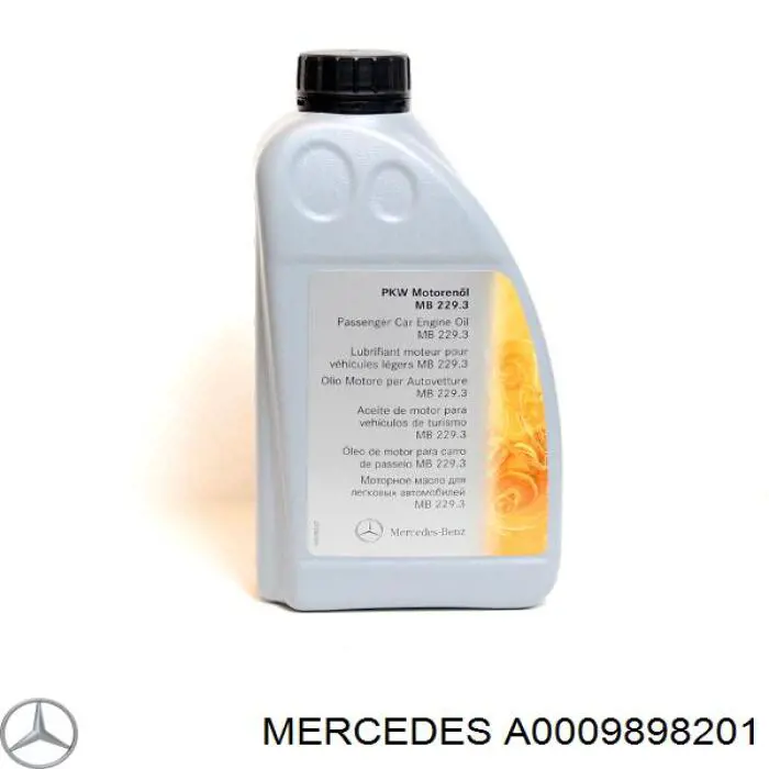 Моторное масло Mercedes LowSpash-Motorol 5W-40 Синтетическое 1л (A0009898201)