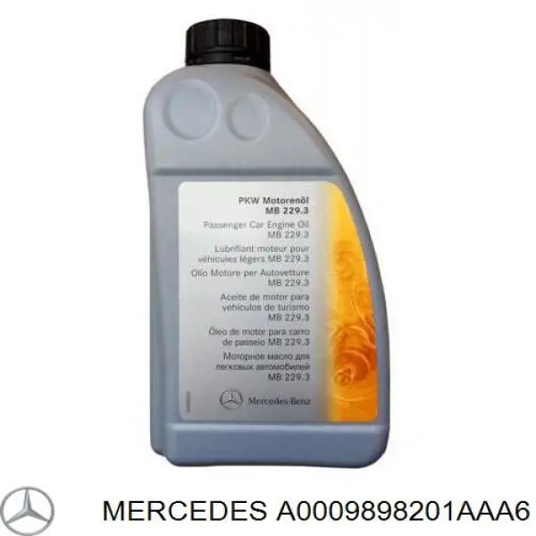 Моторное масло Mercedes PKW Motorenol 5W-40 Синтетическое 1л (A0009898201AAA6)