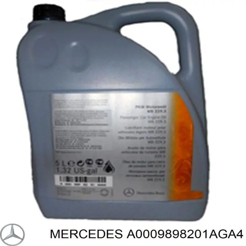 Моторное масло Mercedes (A0009898201AGA4)