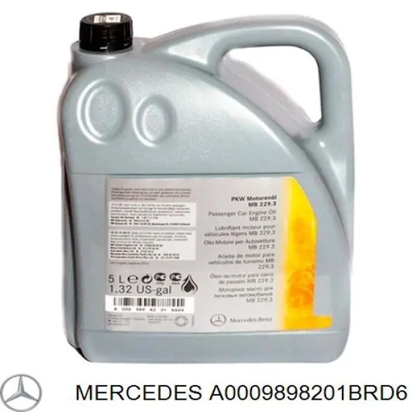 Моторное масло Mercedes (A0009898201BRD6)
