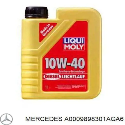 Моторное масло Mercedes (A0009898301AGA6)