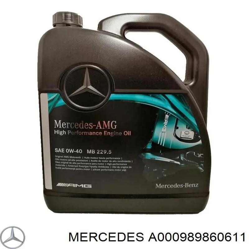 Масло моторное MERCEDES A000989860611