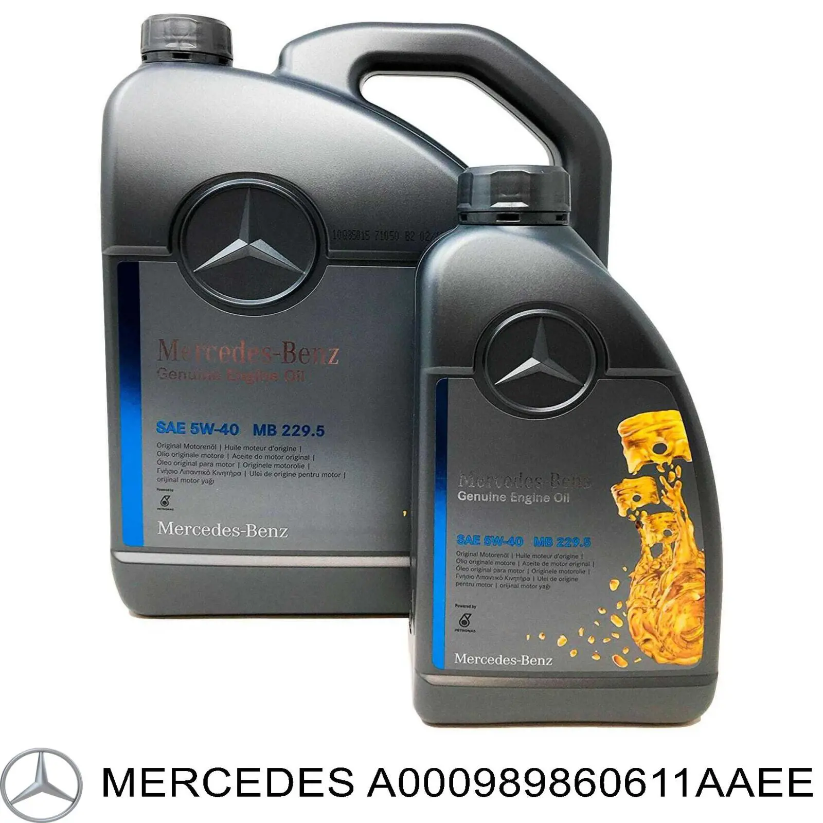 A000989860611AAEE Mercedes Масло двигателя