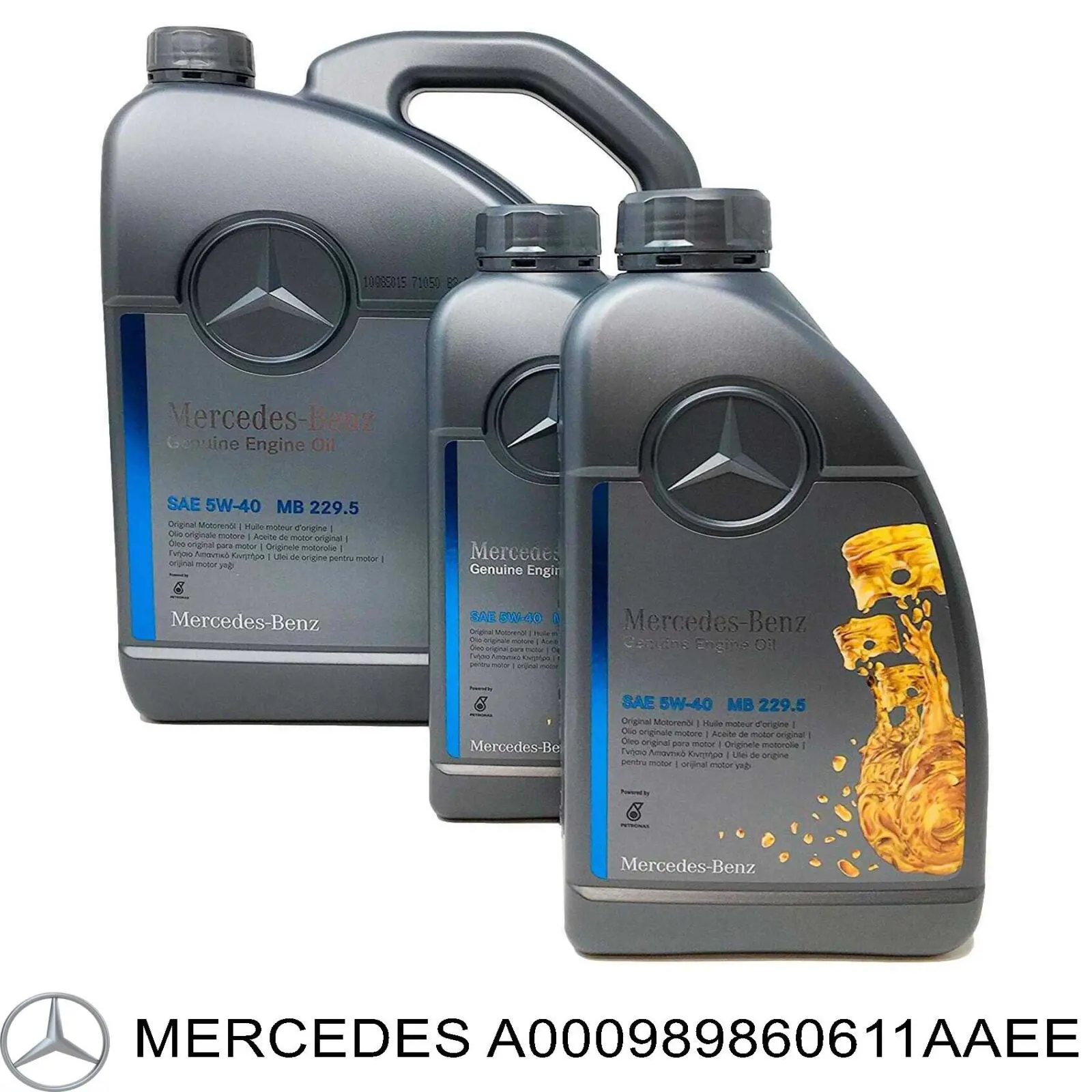 Купить A000989860611AAEE Mercedes Моторное масло для дизеля