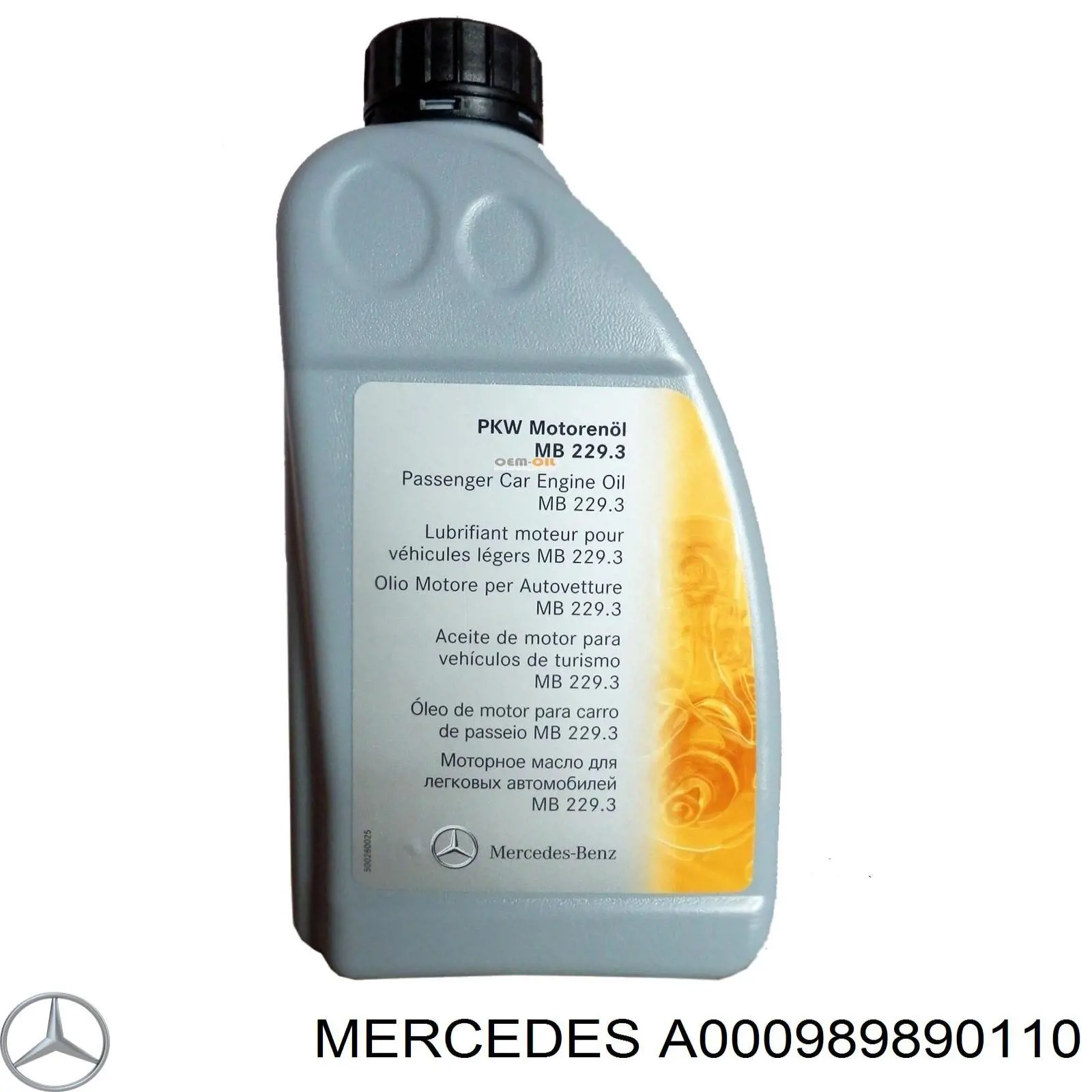 Моторное масло Mercedes (A000989890110)