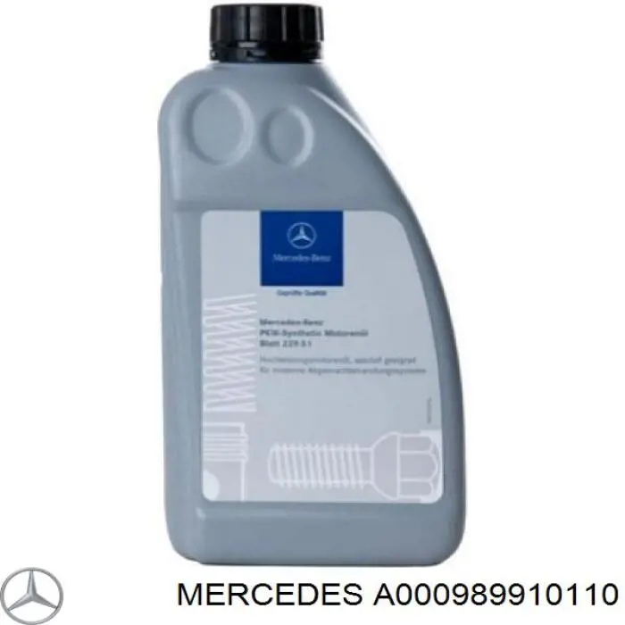 Моторное масло Mercedes 10W-40 Полусинтетическое 1л (A000989910110)