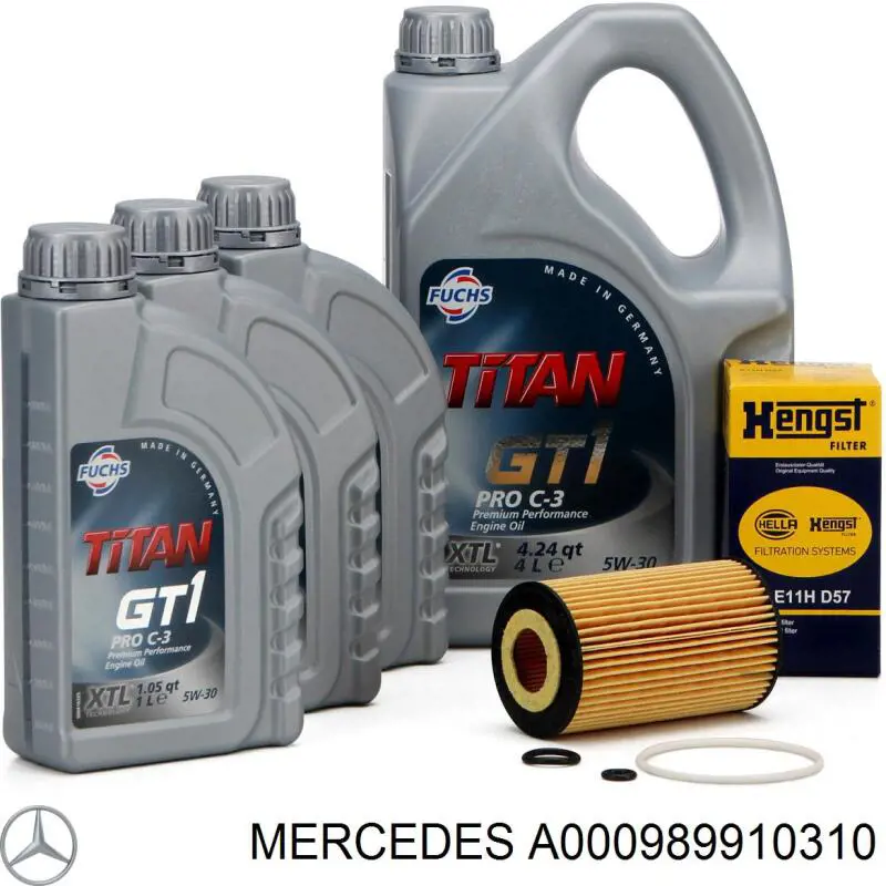 Масло системы активной подвески A000989910310 Mercedes