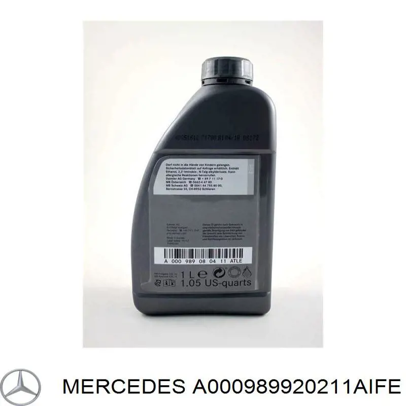 Моторное масло Mercedes (A000989920211AIFE)