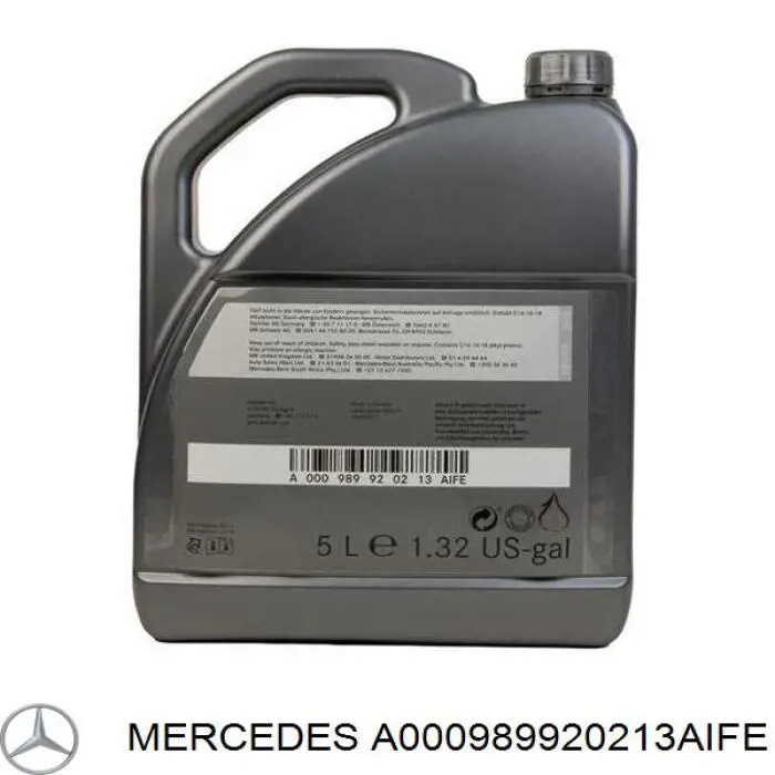 Масло моторное Mercedes A000989920213AIFE