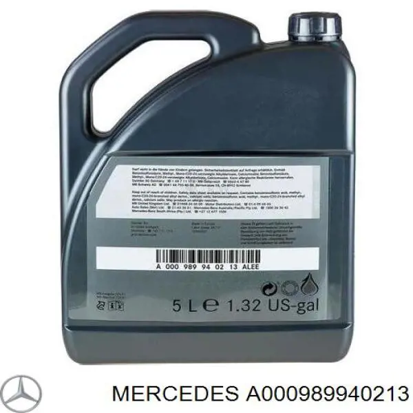Масло автомобильное Mercedes A000989940213 цена, от 55.13 USD