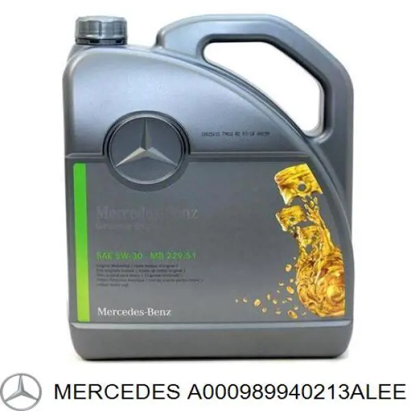 Масло автомобильное Mercedes A000989940213ALEE цена, от 52.86 USD