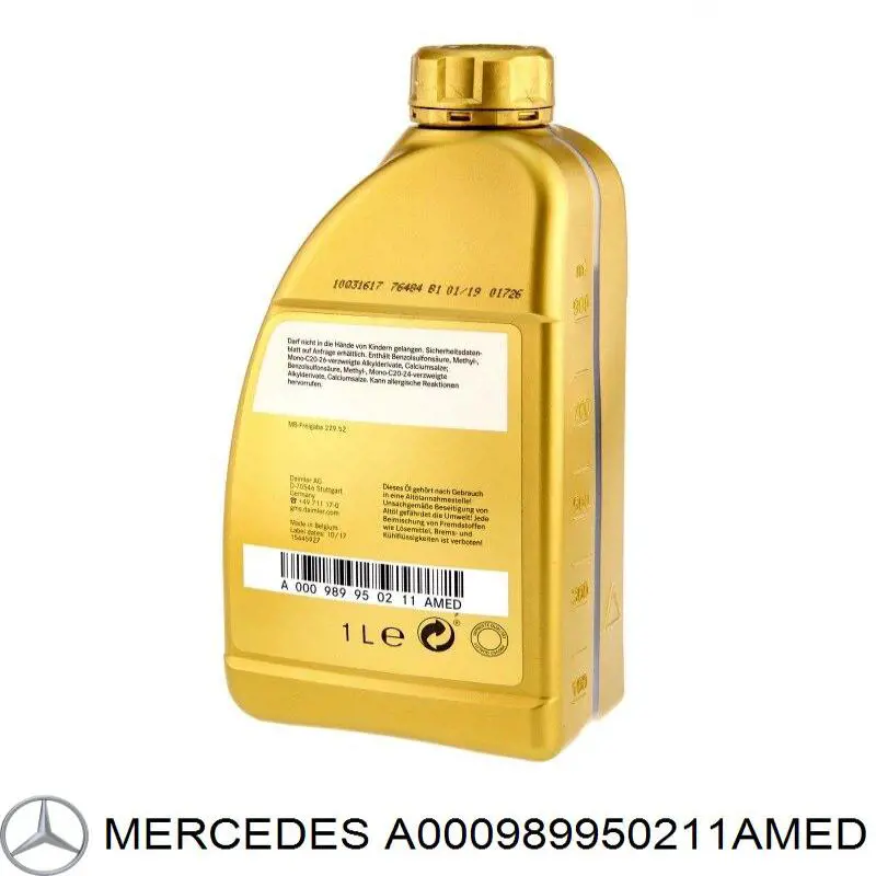 A000989950211AMED Mercedes 