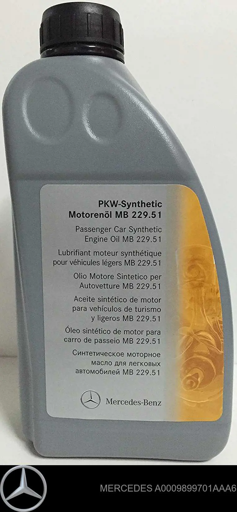 Моторное масло Mercedes PKW Motorenol 5W-30 Синтетическое 1л (A0009899701AAA6)