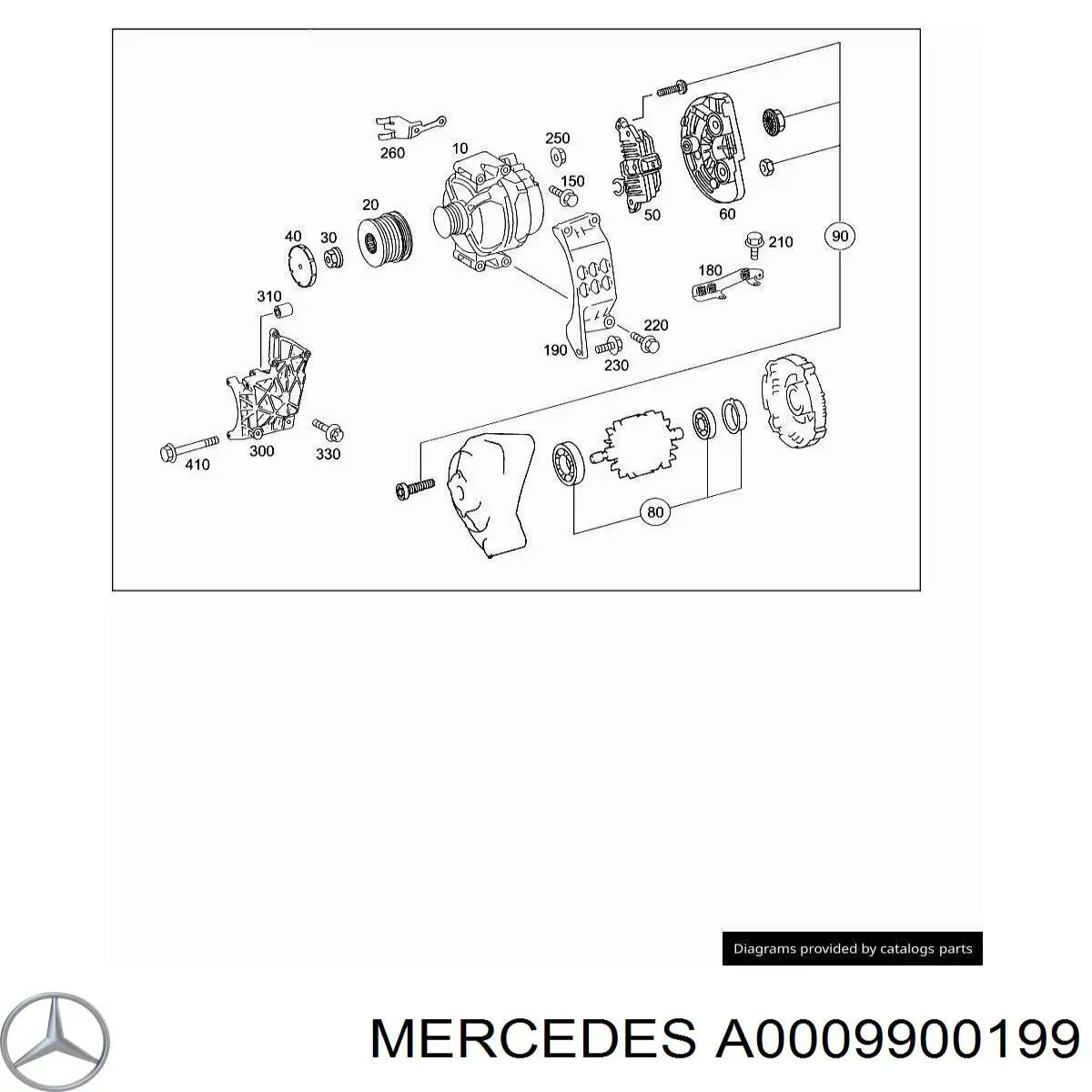 A0009900199 Mercedes 