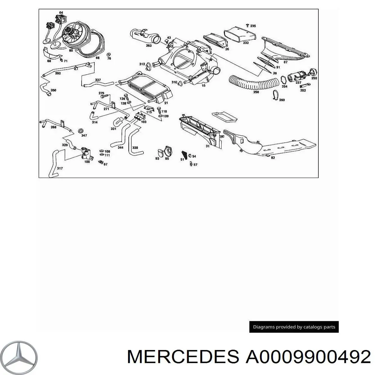 A0009900492 Mercedes 