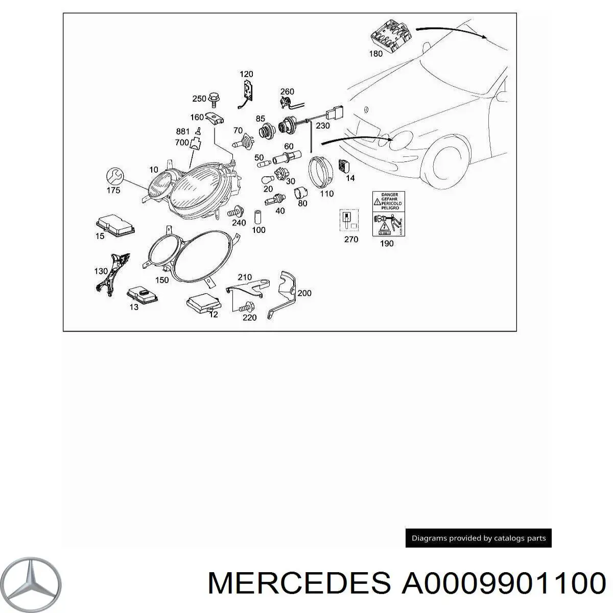 0009901100 Mercedes 